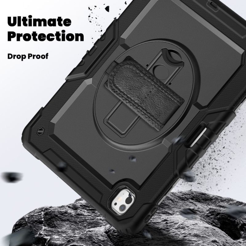 Hülle Für iPad Pro 13 (2025) Robust Mit Displayschutzfolie Und Schultergurt