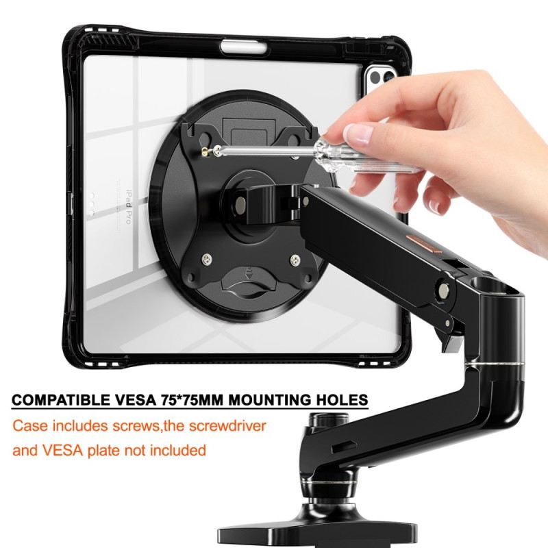 Hülle Für iPad Pro 13 (2025) Transparent Mit Ständer