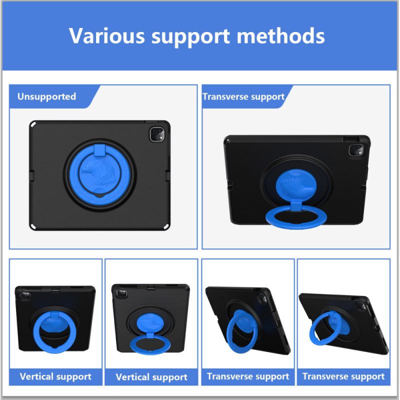 Hülle iPad Pro 13 (2025) Eva Mit Schultergurt Und Schutzfolie