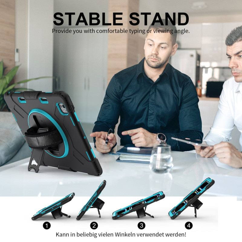 Hülle iPad Pro 13 (2025) Handyhülle Extrem Robuster Ständer Und Schultergurt
