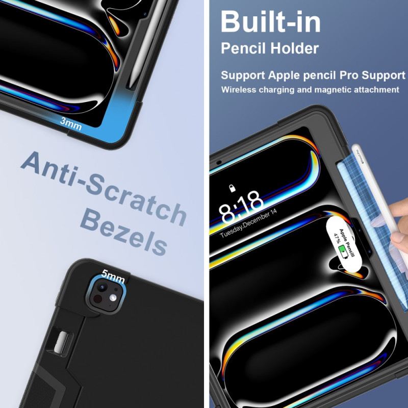Hülle iPad Pro 13 (2025) Handyhülle Integrierter Ständer Und Stifthalter