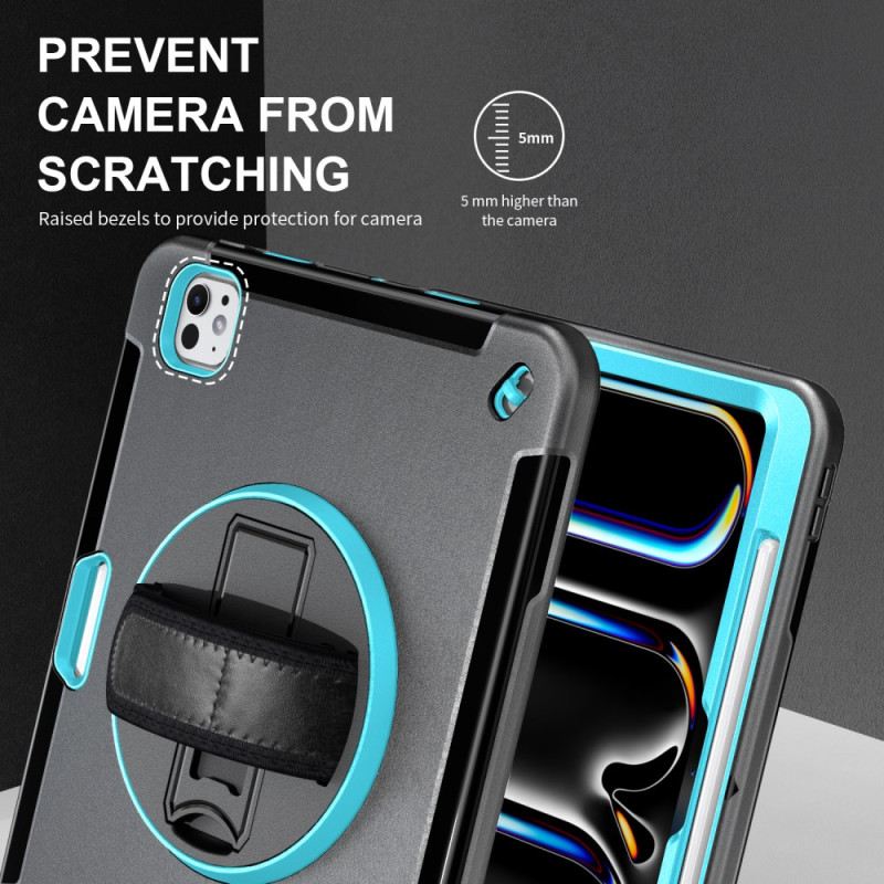 Hülle iPad Pro 13 (2025) Stabiler Ringhalter Und Schultergurt