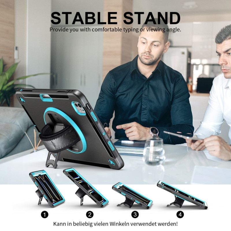 Hülle iPad Pro 13 (2025) Stabiler Ringhalter Und Schultergurt