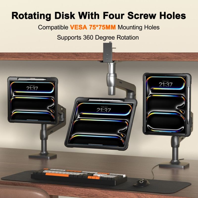 Hülle iPad Pro 13 (2025) Transparent Mit Ständer