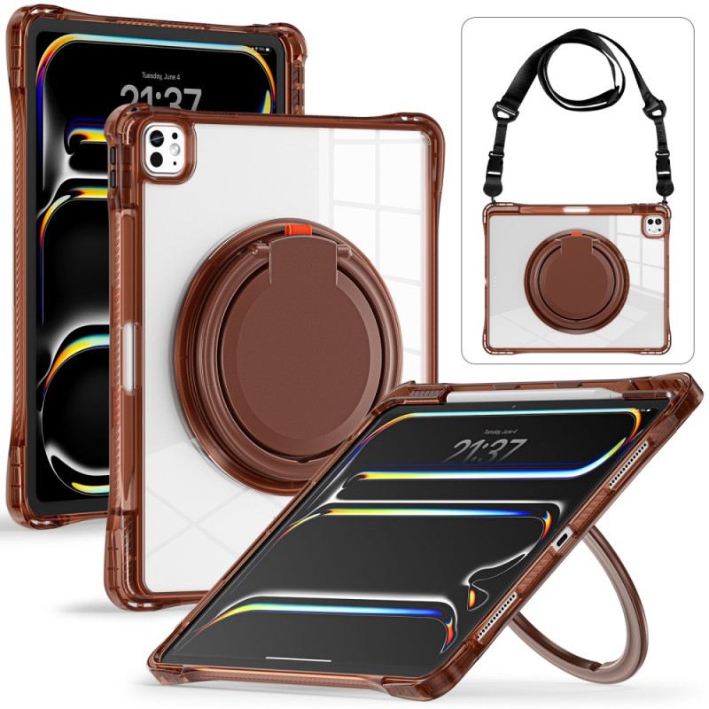 Hülle iPad Pro 13 (2025) Verstellbarer Ständer Und Schultergurt