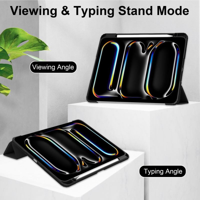 iPad Pro 13 (2025) Transparente Hülle Aus Kunstleder