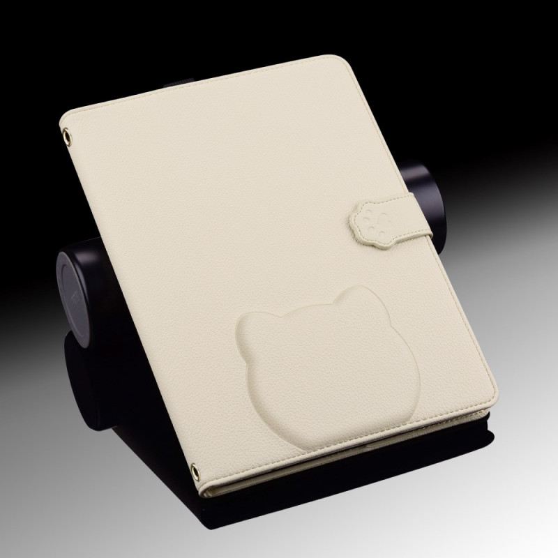 Lederhüllen Für iPad Pro 13 (2025) Katzenkopf