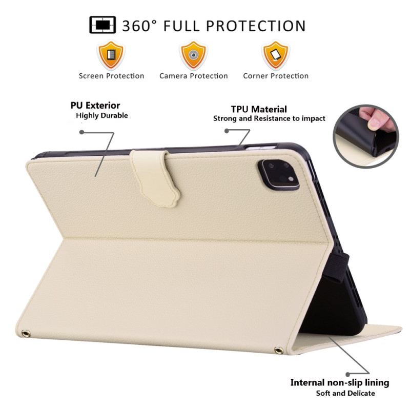 Lederhüllen Für iPad Pro 13 (2025) Katzenkopf