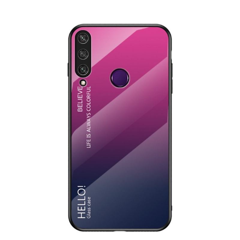 Hülle Für Huawei Y6p Glasrückseite Mit Farbverlauf