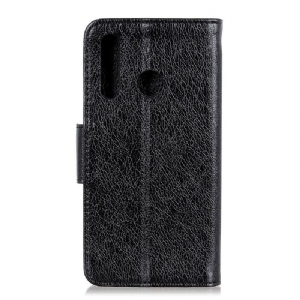 Lederhüllen Für Huawei Y6p Stil Aus Gealtertem Leder