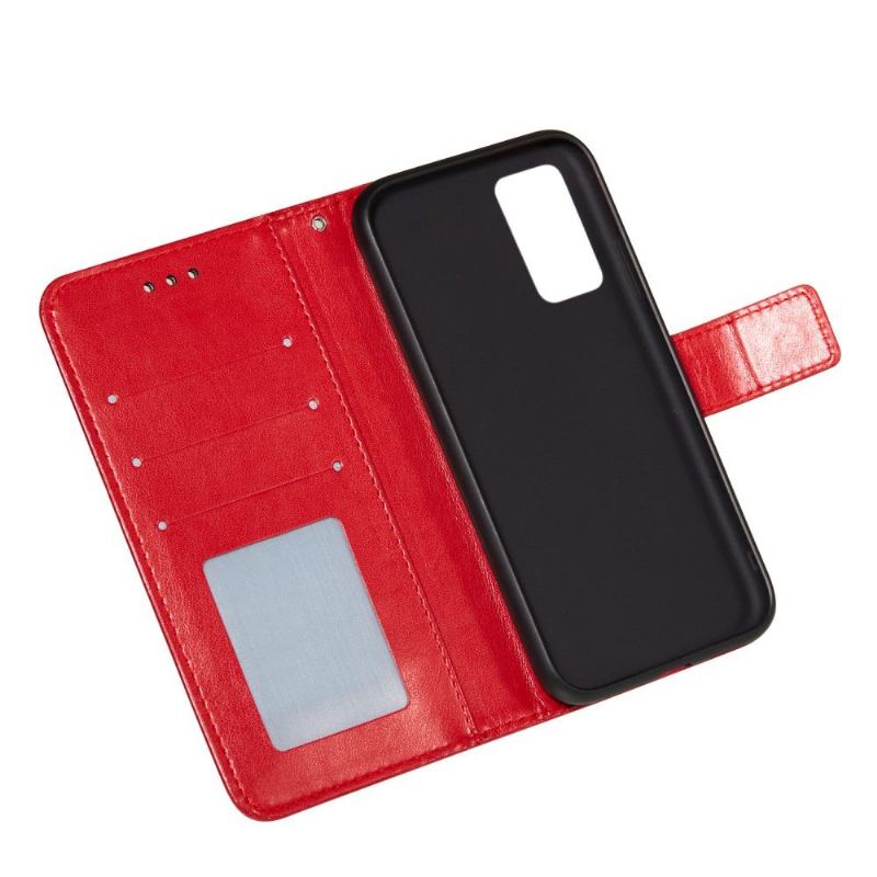 Flip Case Für Samsung Galaxy Note 20 Reliefschmetterling