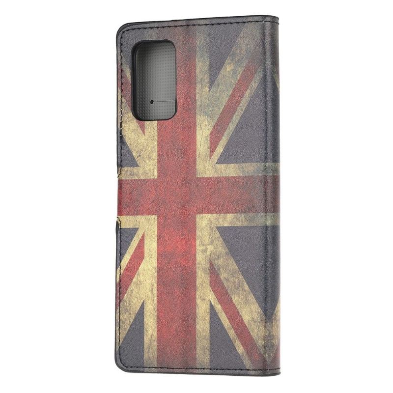 Lederhüllen Für Samsung Galaxy Note 20 Anti-Sturz Vintage Englische Flagge