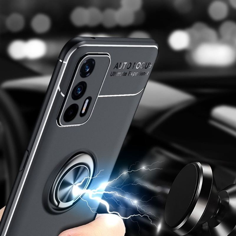 Hülle Für Realme GT 5G Silikon Mit Drehbarer Halterung