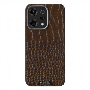 Hülle Oppo Reno 14 Pro 5g Magsafe-kompatibel Krokodilstruktur