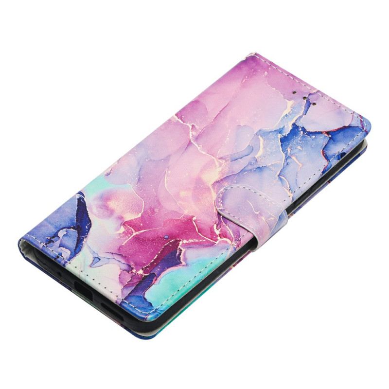Lederhüllen Für Oppo Reno 14 Pro 5g Aquarellmarmor