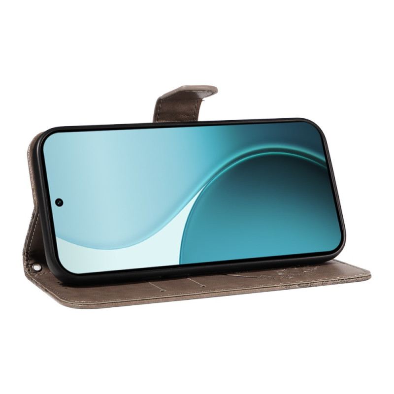 Lederhüllen Für Oppo Reno 14 Pro 5g Schmetterlingsmotiv