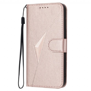 Lederhüllen Oppo Reno 14 Pro 5g Dreiecksmuster