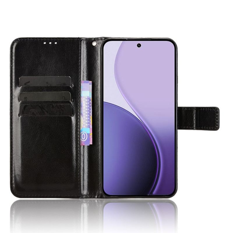 Lederhüllen Oppo Reno 14 Pro 5g Glänzendes Kunstleder