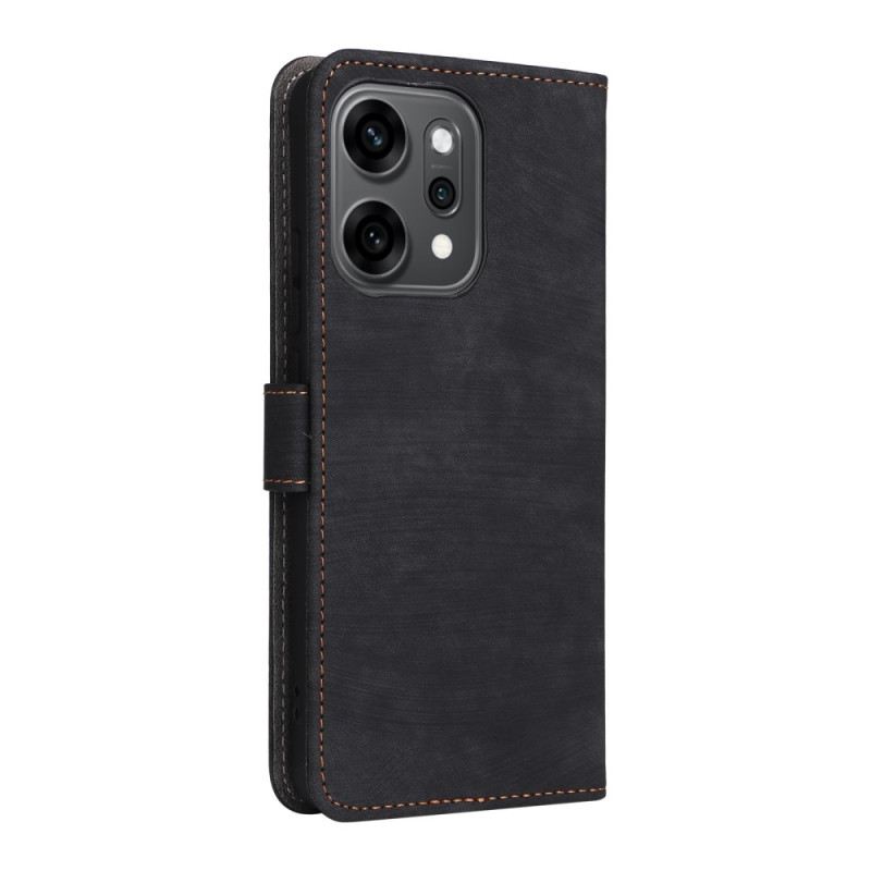 Lederhüllen Oppo Reno 14 Pro 5g Handyhülle Rfid-schutz Mit Trageriemen