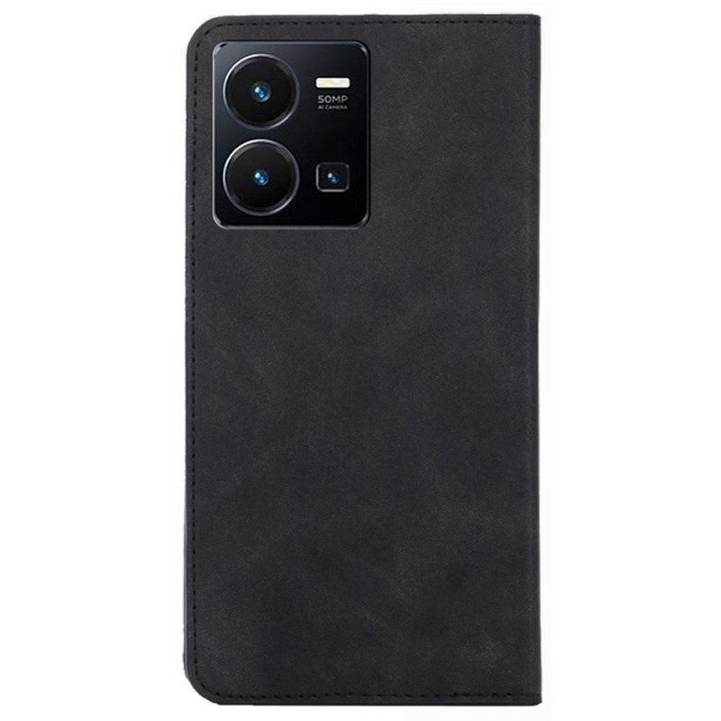 Schutzhülle Für Vivo Y22s Flip Case Vintage-serie