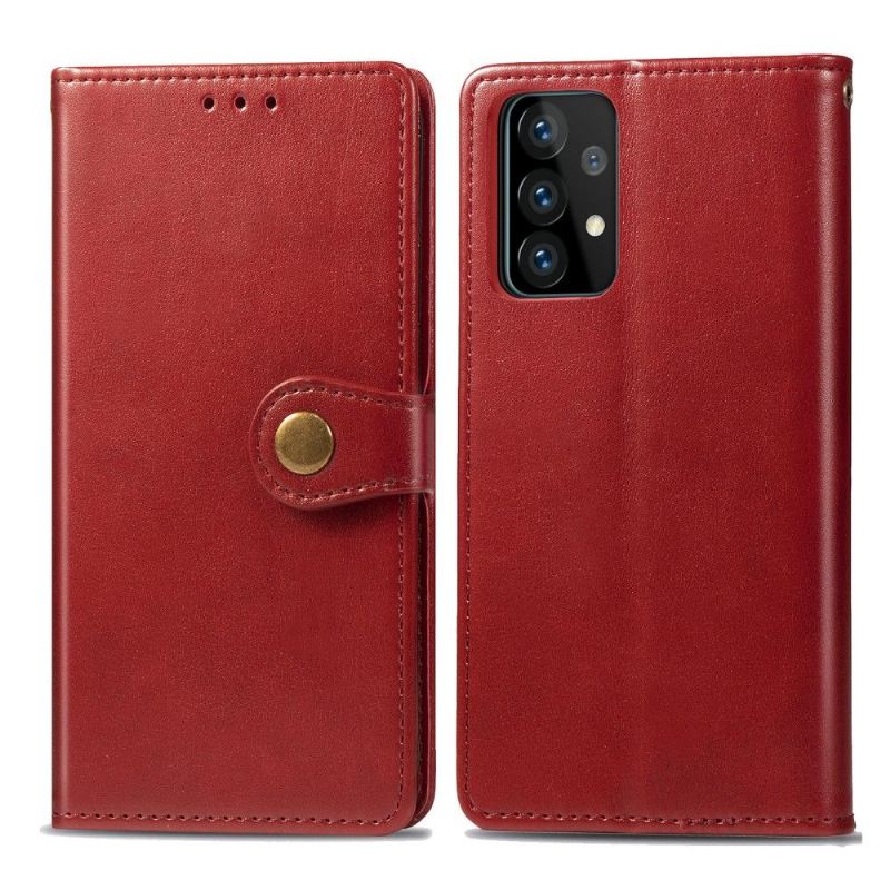 Flip Case Für Samsung Galaxy A52 5G / A52 4G / A52s 5G Indila Kartenetui Aus Kunstleder