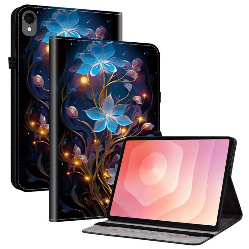 Case Samsung Galaxy Tab S11 Blaue Blumen