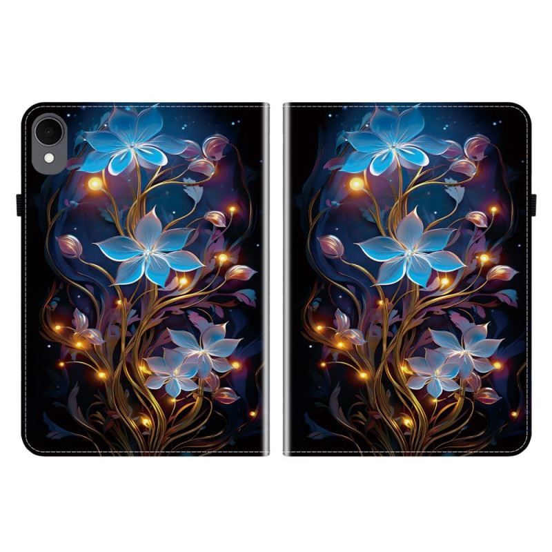 Case Samsung Galaxy Tab S11 Blaue Blumen