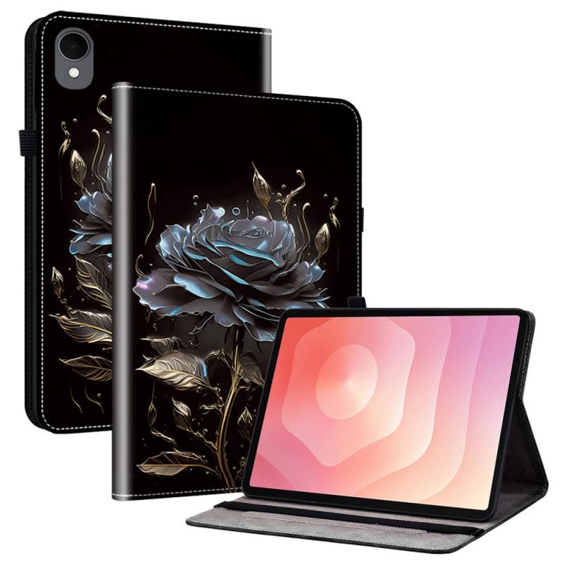 Case Samsung Galaxy Tab S11 Handyhülle Schwarze Rose