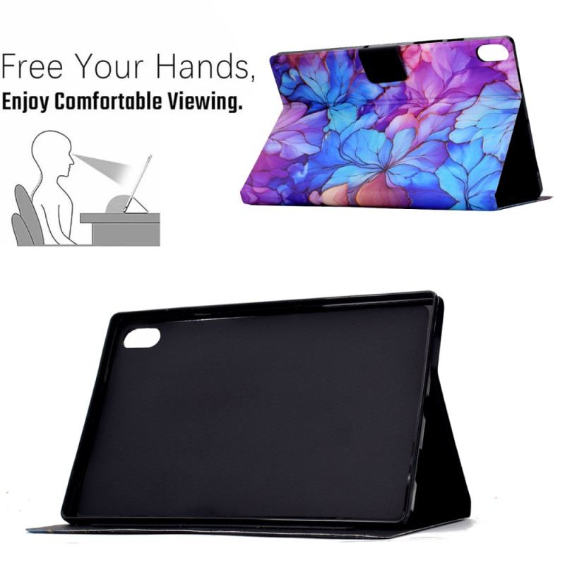 Lederhüllen Für Samsung Galaxy Tab S11 Blumenmuster