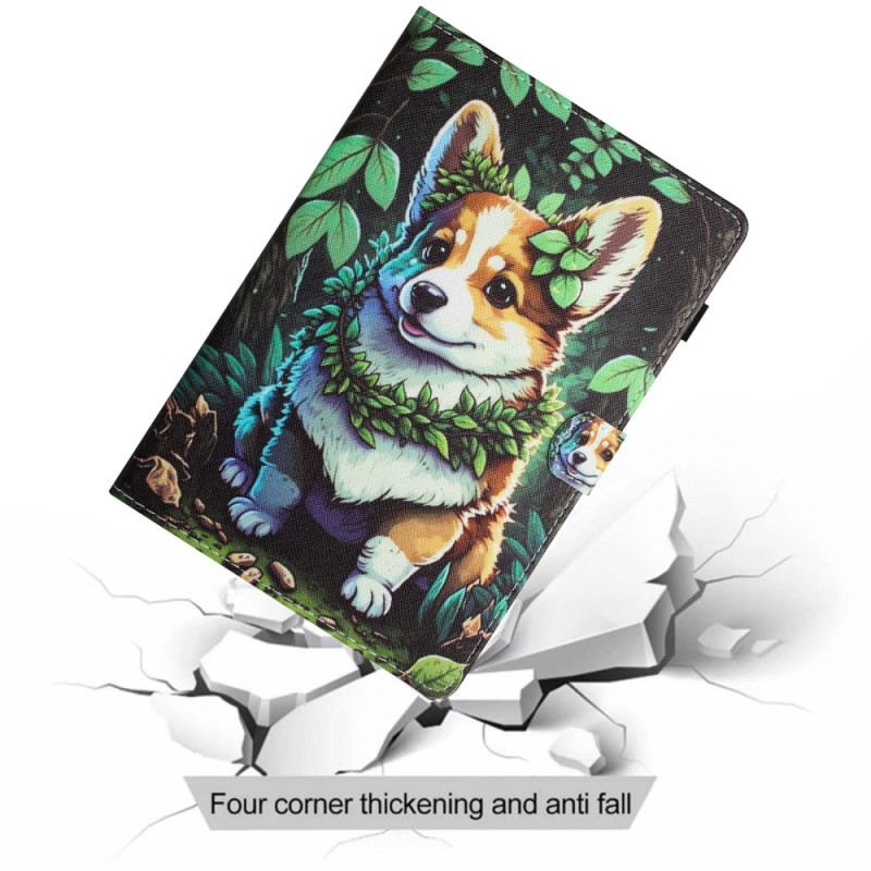 Lederhüllen Samsung Galaxy Tab S11 Corgi