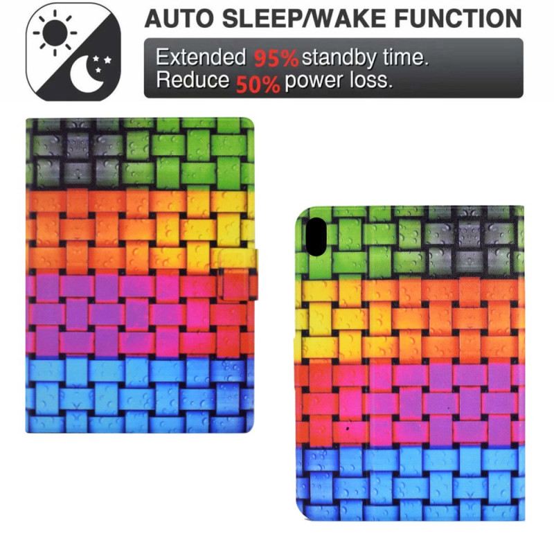 Lederhüllen Samsung Galaxy Tab S11 Handyhülle Geflochtenes Muster