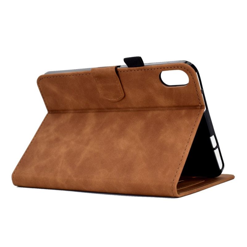 Lederhüllen Samsung Galaxy Tab S11 Handyhülle Wildleder-blumen- Und Schmetterlingseffekt