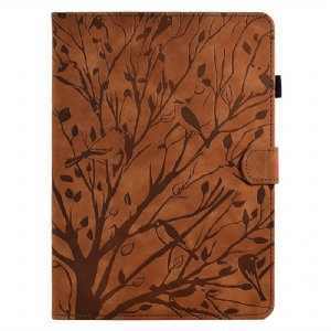 Lederhüllen Samsung Galaxy Tab S11 Handyhülle Wildleder-zweigeffekt