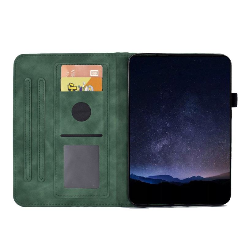 Lederhüllen Samsung Galaxy Tab S11 Wildleder-rahmeneffekt