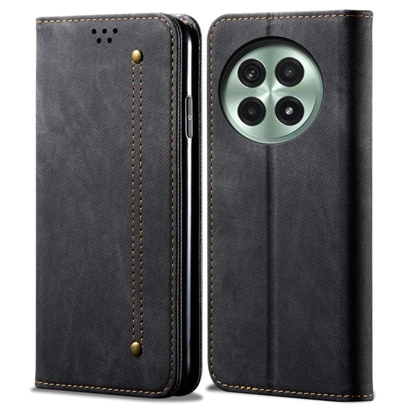 Flip Case Für Oneplus 13 Denim Stoff