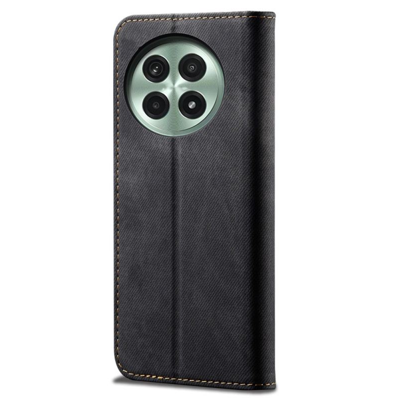 Flip Case Für Oneplus 13 Denim Stoff