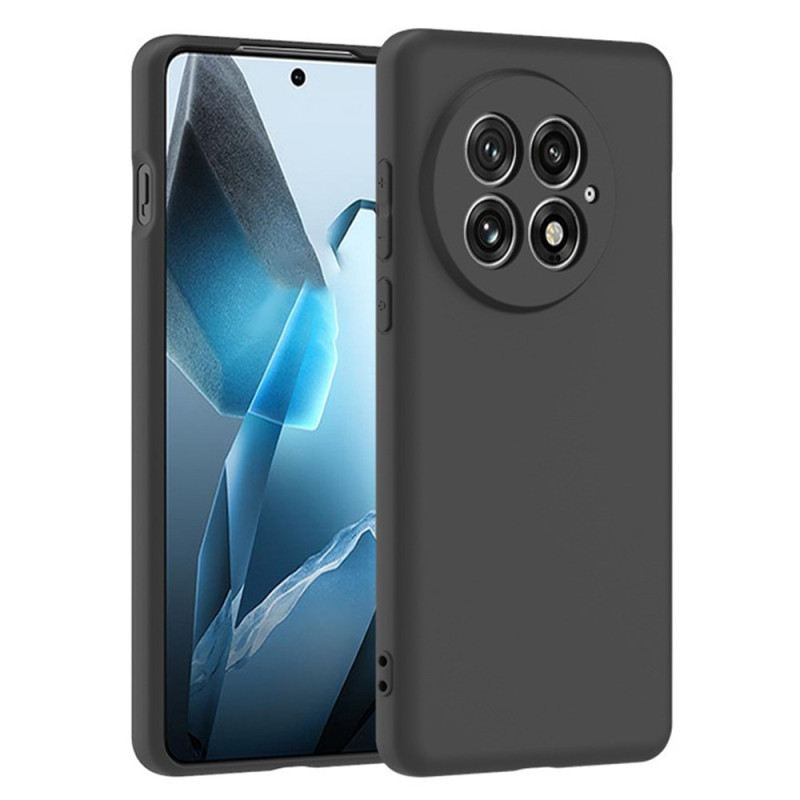 Hülle Für Oneplus 13 2-in-1 Displayschutzfolie: Mattes Silikon Mit Displayschutzfolie Aus Gehärtetem Glas