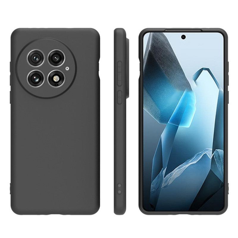 Hülle Für Oneplus 13 2-in-1 Displayschutzfolie: Mattes Silikon Mit Displayschutzfolie Aus Gehärtetem Glas