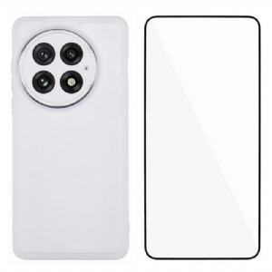 Hülle Oneplus 13 Handyhülle 2-in-1 Displayschutzfolie: Getönt Klar Mit Displayschutzfolie Aus Gehärtetem Glas