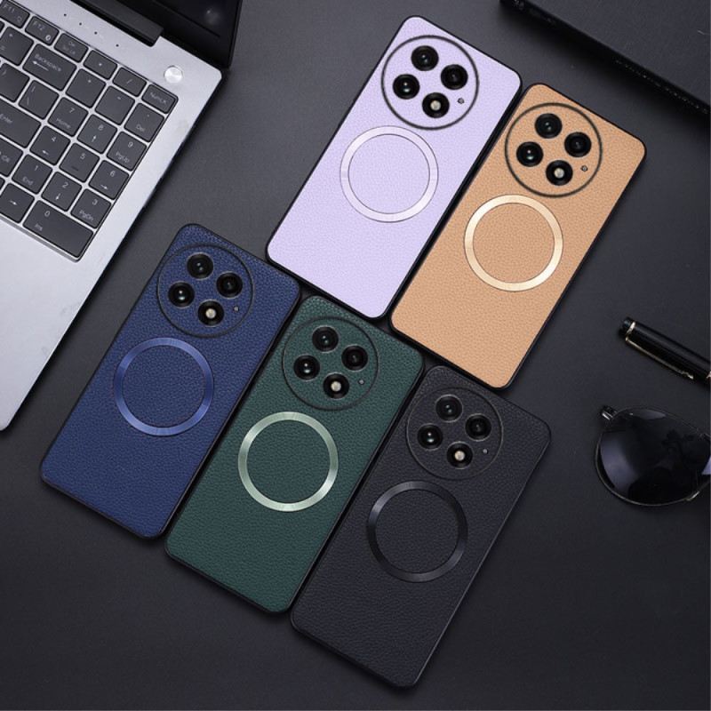 Hülle Oneplus 13 Strukturiertes Kunstleder Magsafe-kompatibel