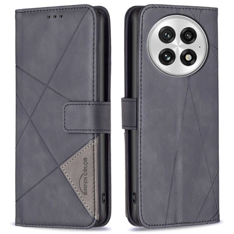 Lederhüllen Für Oneplus 13 Abeel Geometrisches Muster