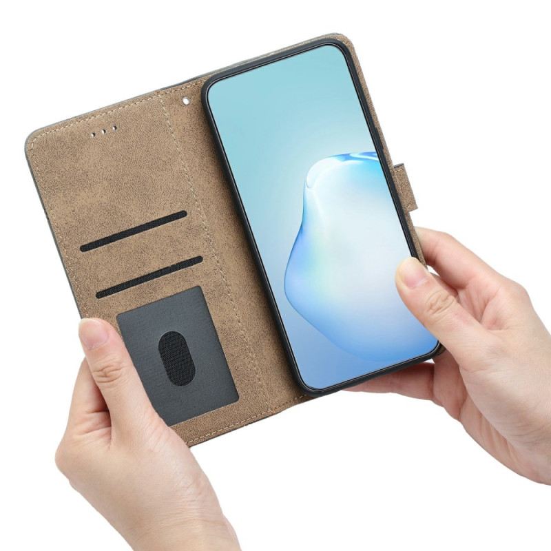 Lederhüllen Oneplus 13 Handyhülle Streifen Und Striche