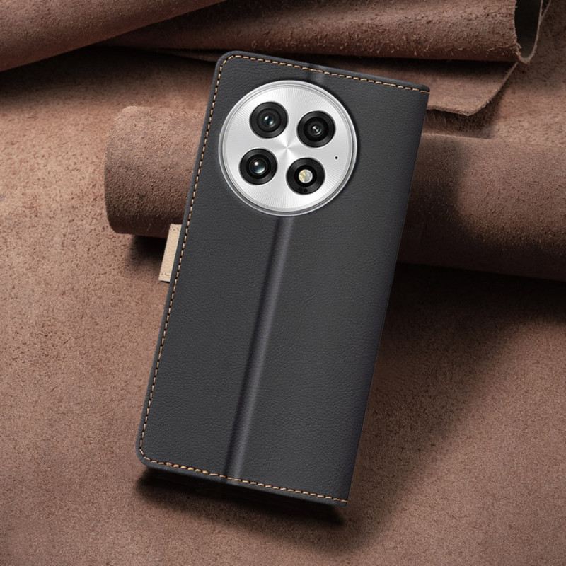 Lederhüllen Oneplus 13 Zweifarbig Mit Rfid-blockierung Binfen Color