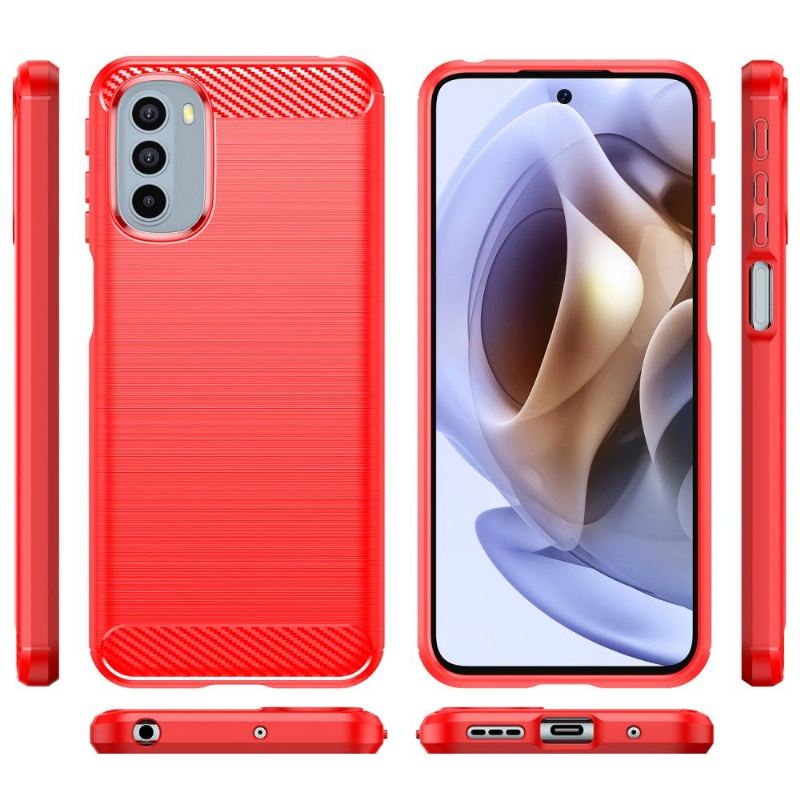 Hülle Für Motorola Moto G31 / Moto G41 Silikon Gebürsteter Effekt