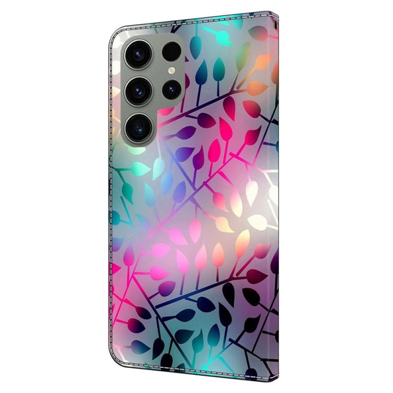 Lederhüllen Für Samsung Galaxy S24 Ultra 5g Ahornblätter