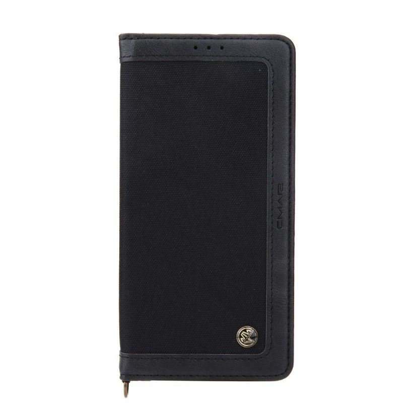 Flip Case Für iPhone 12 Pro Max Leinwand Aus Kunstleder