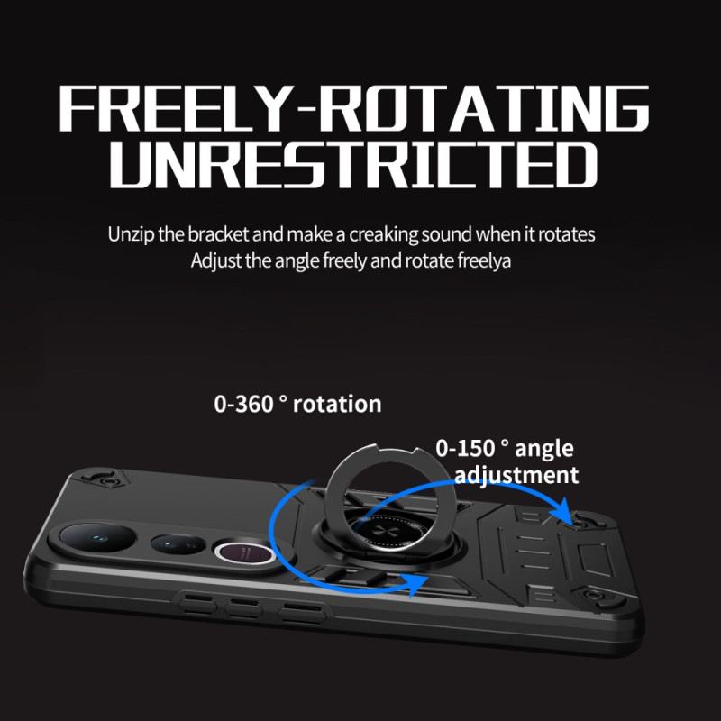 Hülle Für Vivo V50 Lite 5g Drehbarer Ständer Und Verstärkter Schutz