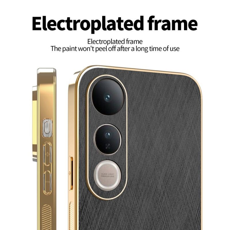 Hülle Für Vivo V50 Lite 5g Strukturierte Seide