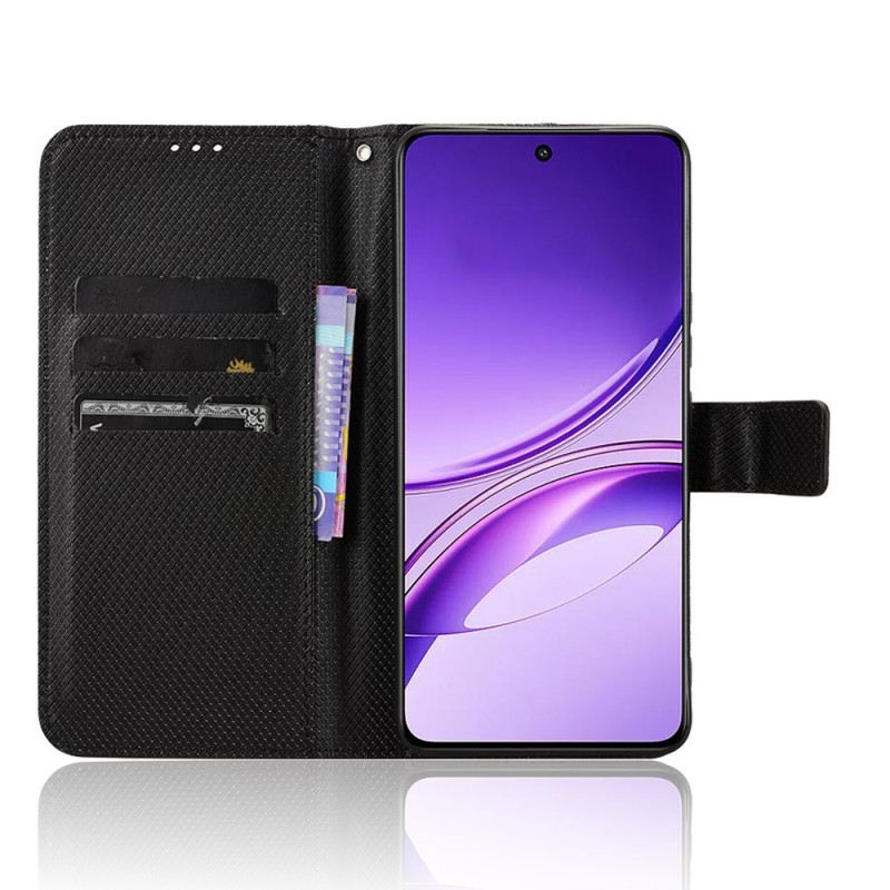 Lederhüllen Vivo V50 Lite 5g Rautenstruktur