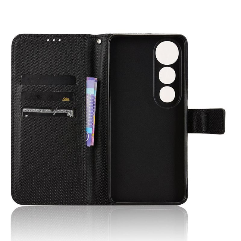 Lederhüllen Vivo V50 Lite 5g Rautenstruktur